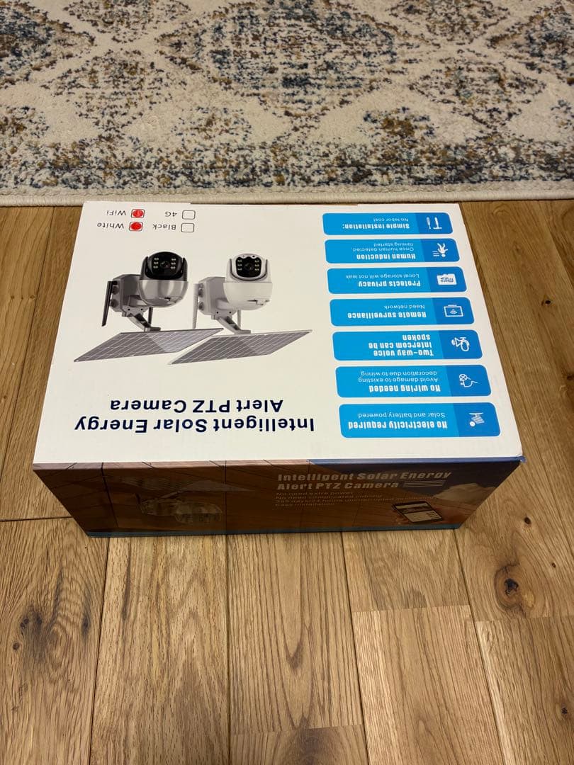 Q5MAX 300万画素 ソーラーパネル付きPTZカメラ