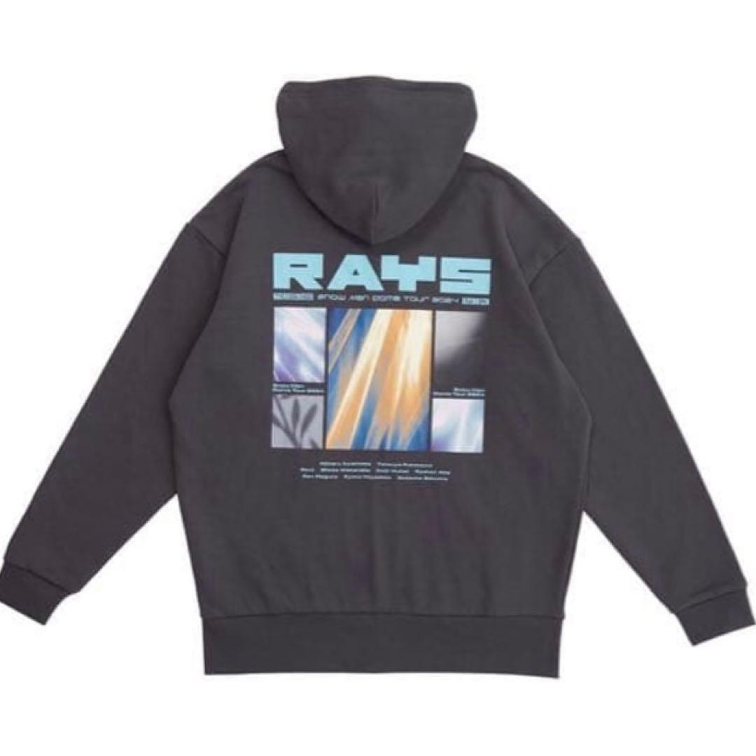  Man RAYS パーカー　銀テ付き