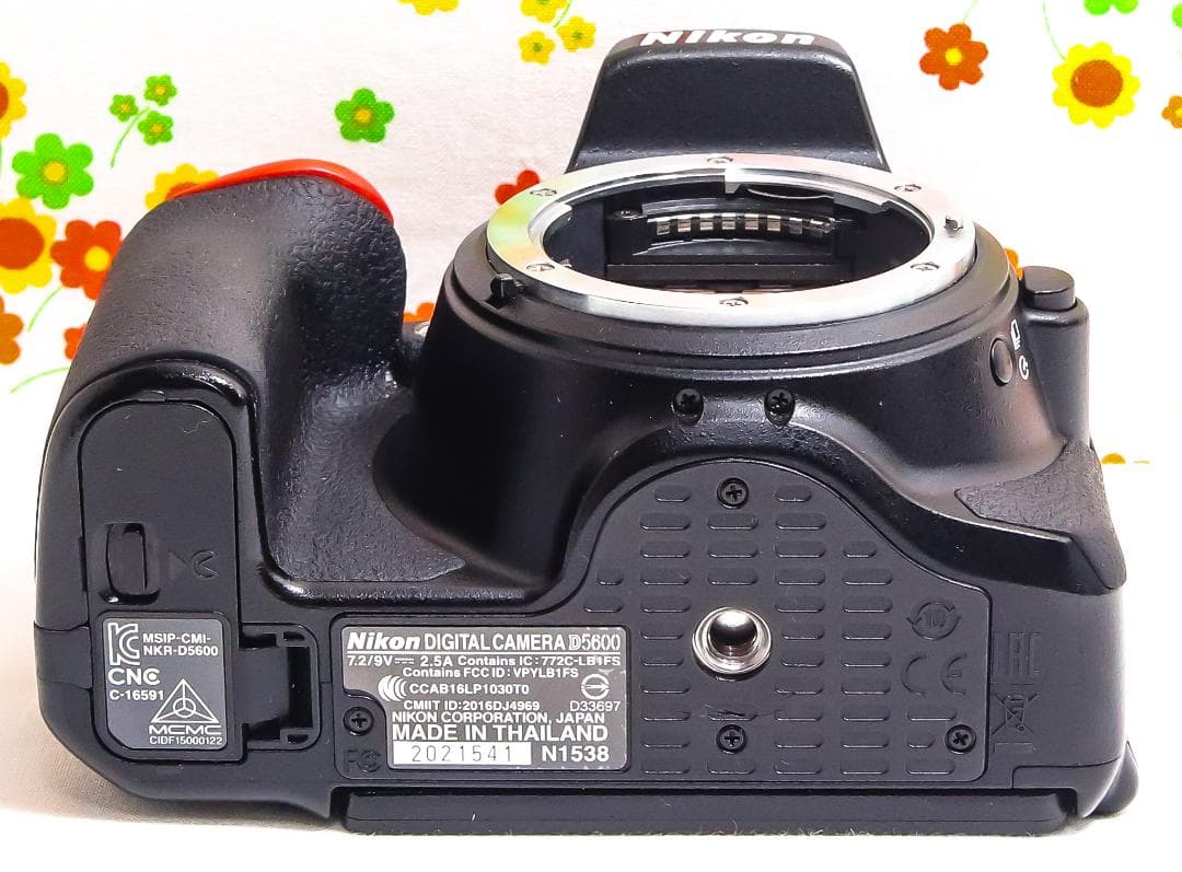ニコン Nikon D5600☆スマホに転送☆高性能一眼レフ☆自撮り可能！