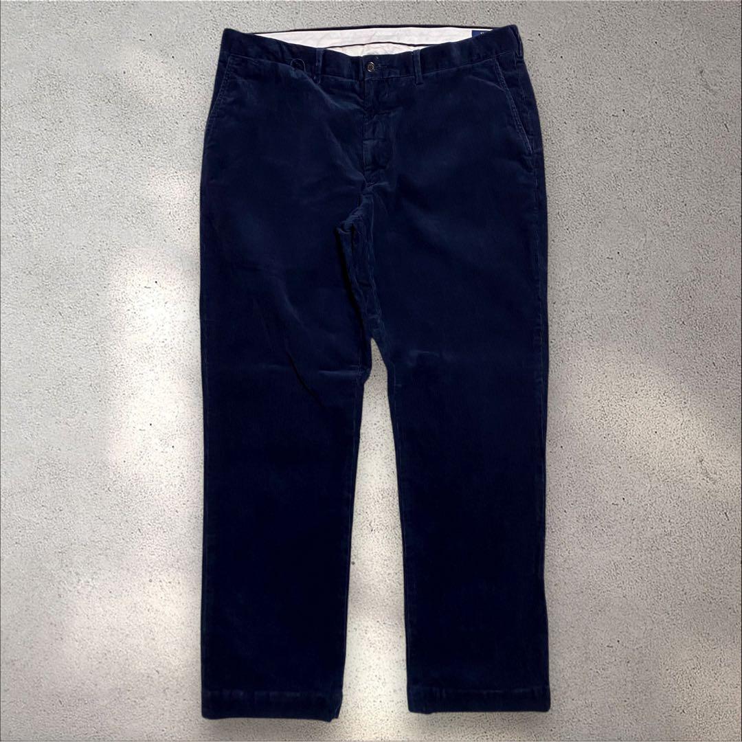 ポロラルフローレン 太畝コーデュロイパンツネイビー36/32クラシックフィット