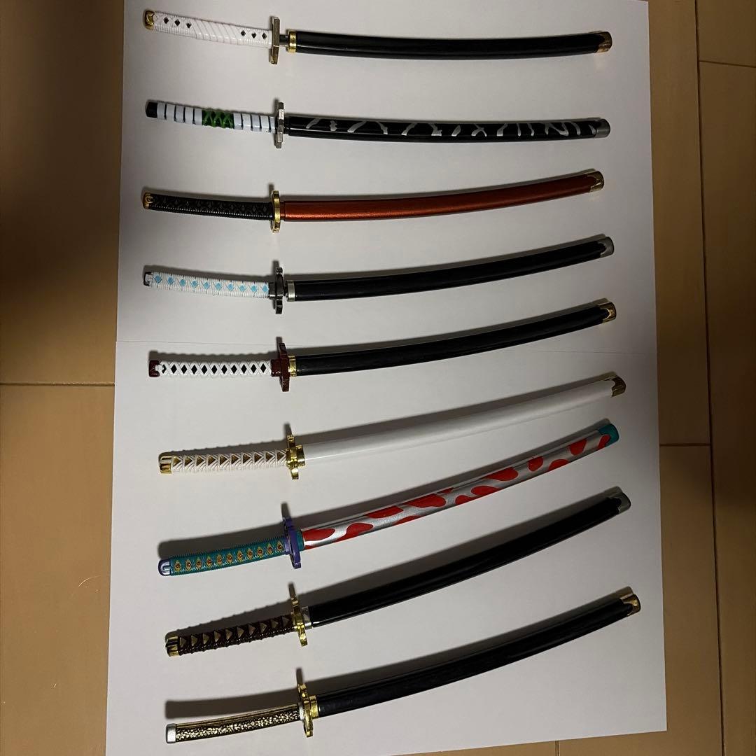 アニメキャラクター 日本刀レプリカ 9本セット