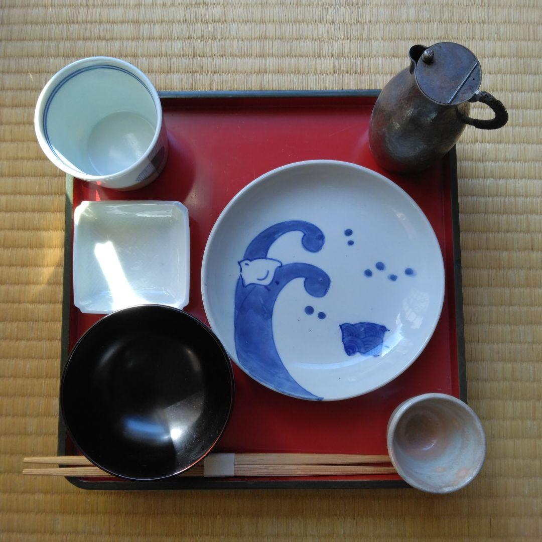 バラ売り不可【8点セット】アンティーク 骨董 京都 お膳 御膳