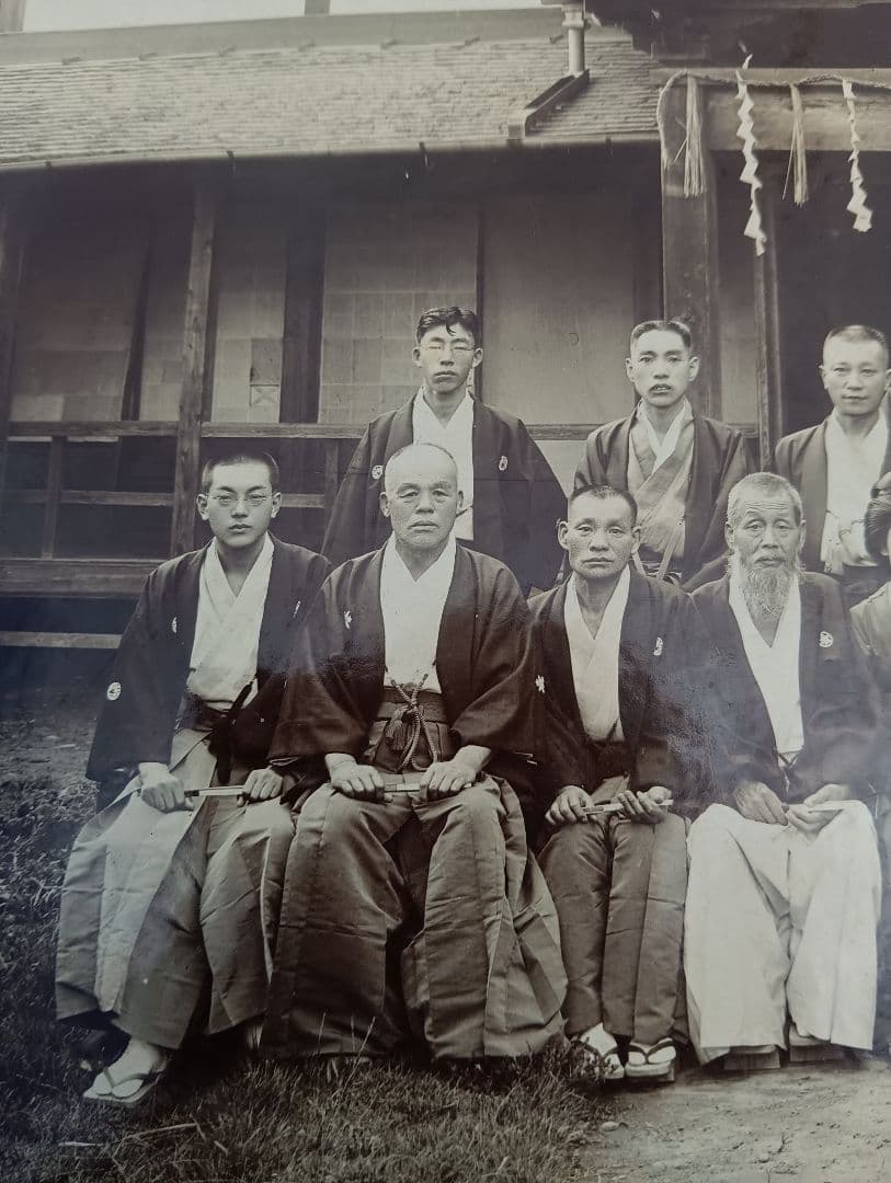 古い集合写真　結婚式　（仙台市片平丁神宮）白崎写真館（仙台）