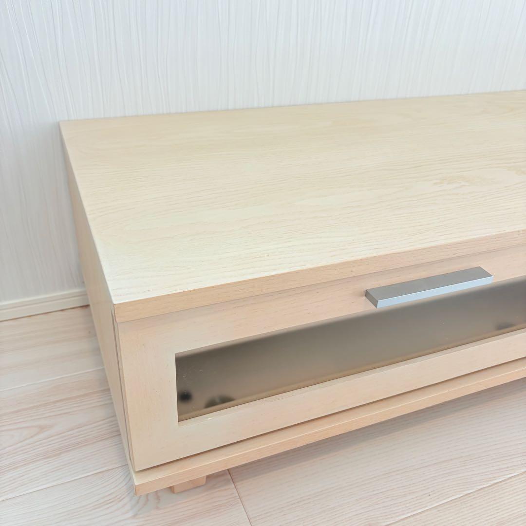 【送料込】アクタス テレビボード幅150cm×奥行45cm×高さ31cmホワイト