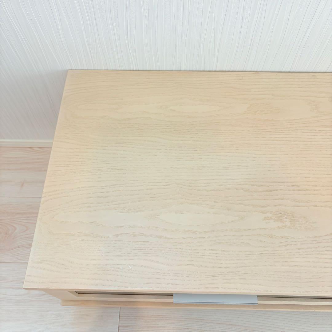 【送料込】アクタス テレビボード幅150cm×奥行45cm×高さ31cmホワイト