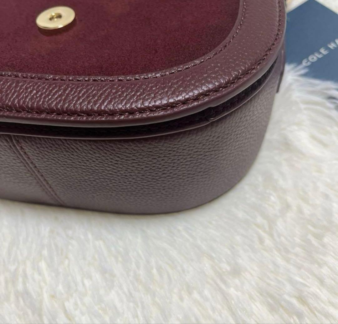 カナリア 新品未使用コールハーン　クラッシックミニサドルショルダーバッグ