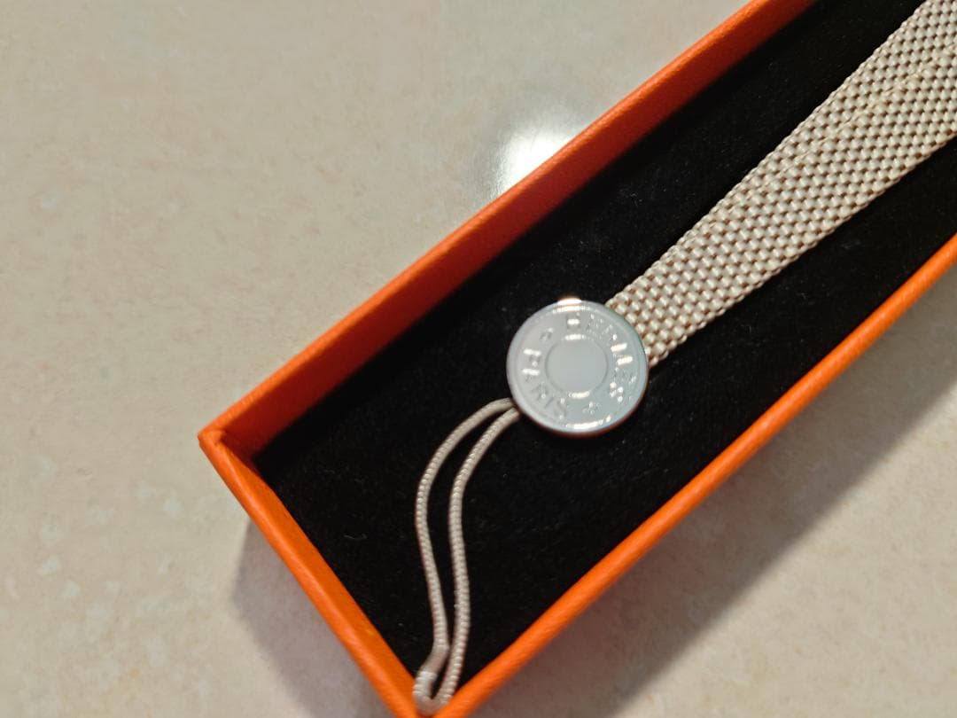 HERMES シルバーメッシュストラップ(未使用品）
