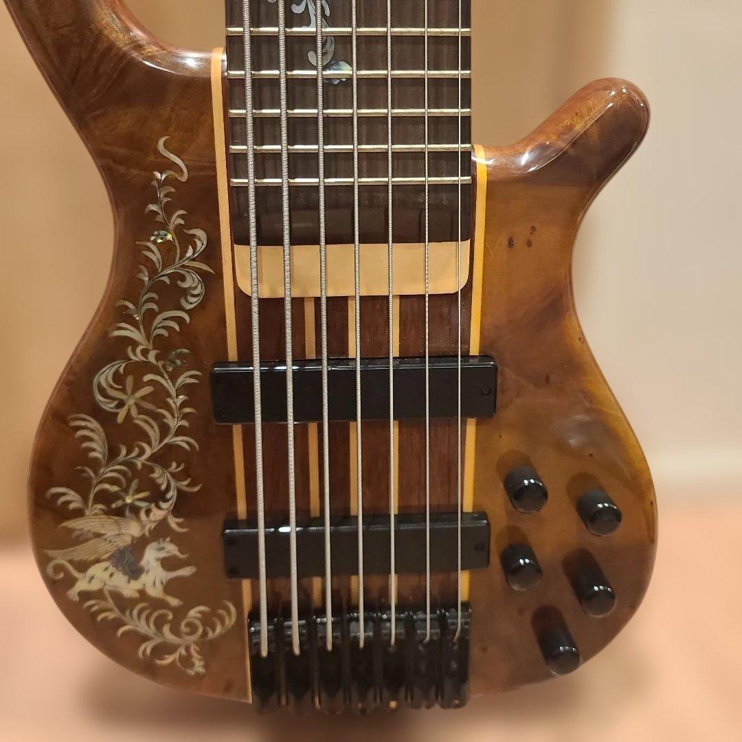 ✨美品✨Bruce Wei 7弦ベース ハードケース付き