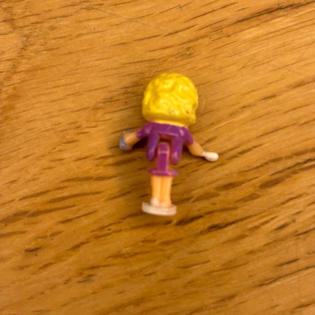 ポーリーポケット•ベビールーム・コンパクト•ハート型•パステルブルー