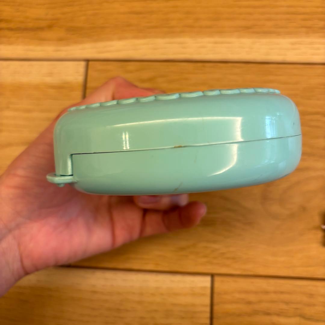 ポーリーポケット•ベビールーム・コンパクト•ハート型•パステルブルー