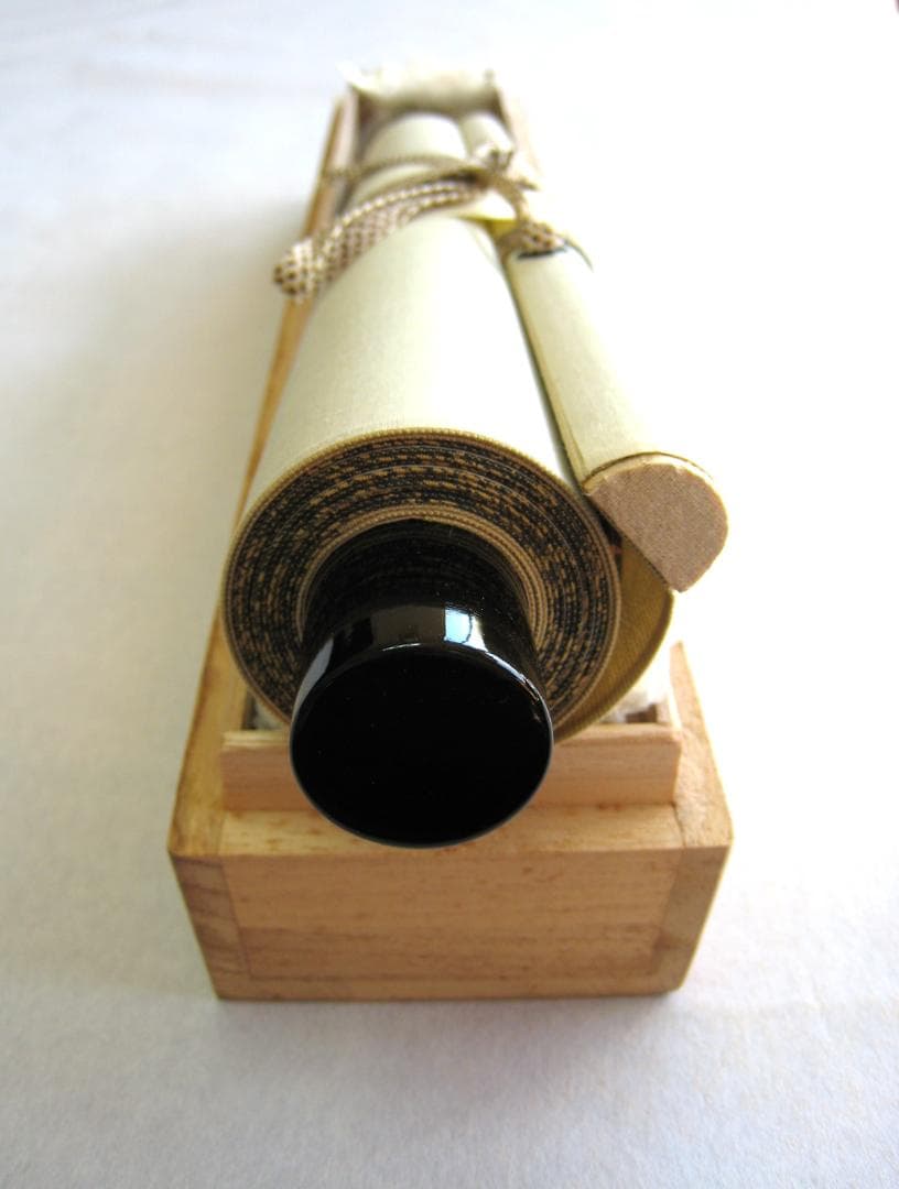 【真筆】茶掛け 茶掛　清風明月◆大徳寺 塔頭三玄院 長谷川寛州　共箱・タトウ箱付