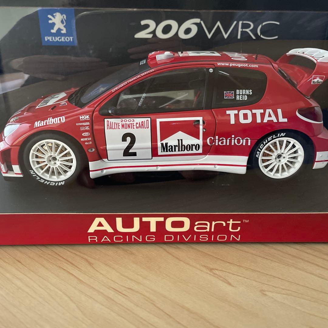 自動車 AUTOart Peugeot 206 WRC 2003