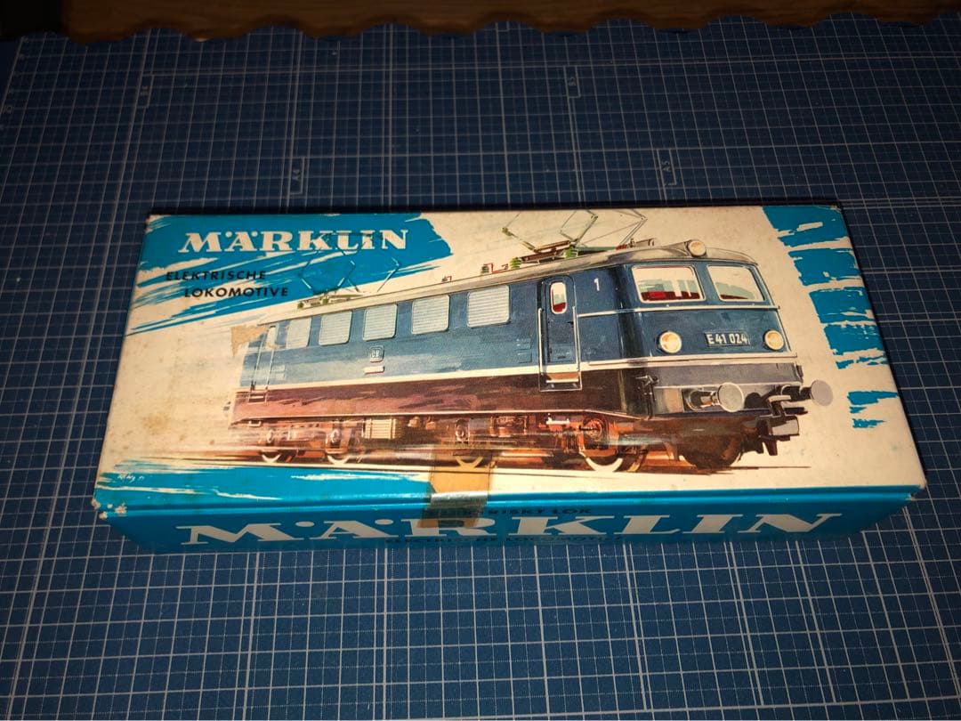 動作未確認】メルクリンHO3034電気機関車E41＋貨車2両＋トランス+3029