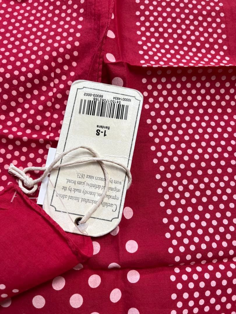 新品 未使用 イタリア製 LEVIS VINTAGE CLOTHING バンダナ