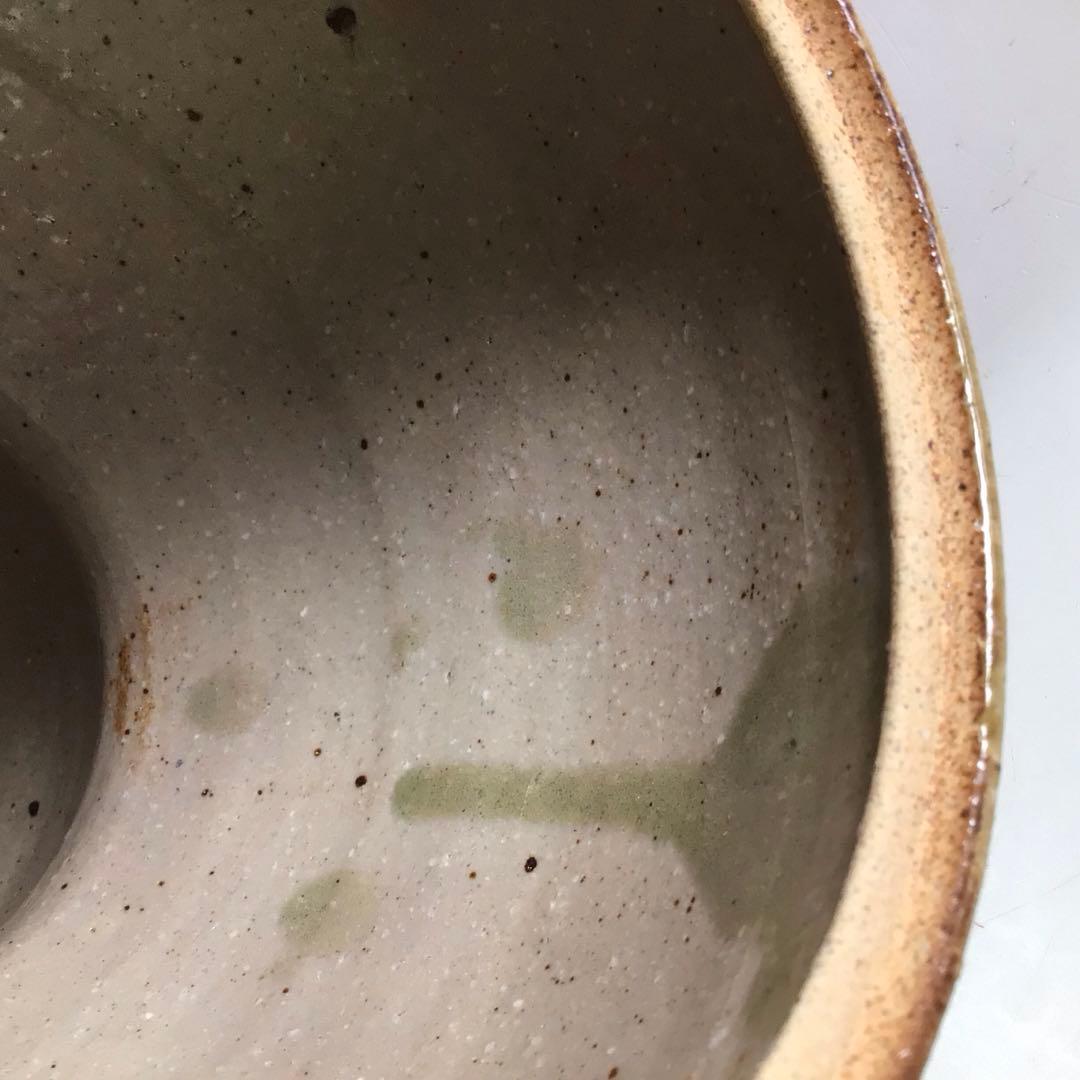 Ｒ５３５　水指　『松古窯　佐久間勝山造』『耳付』『瓢形水指』　共箱　茶道具