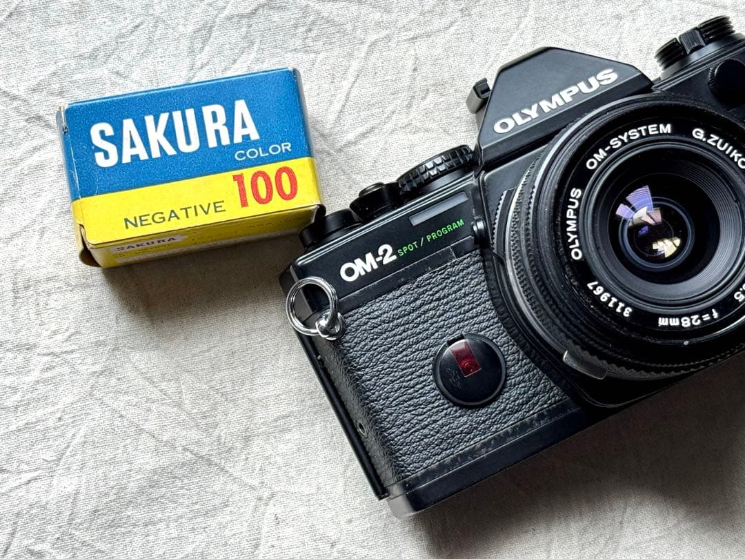 ⌘完動品！ モルト交換済、作例あり！ OLYMPUS OM2 SP⌘