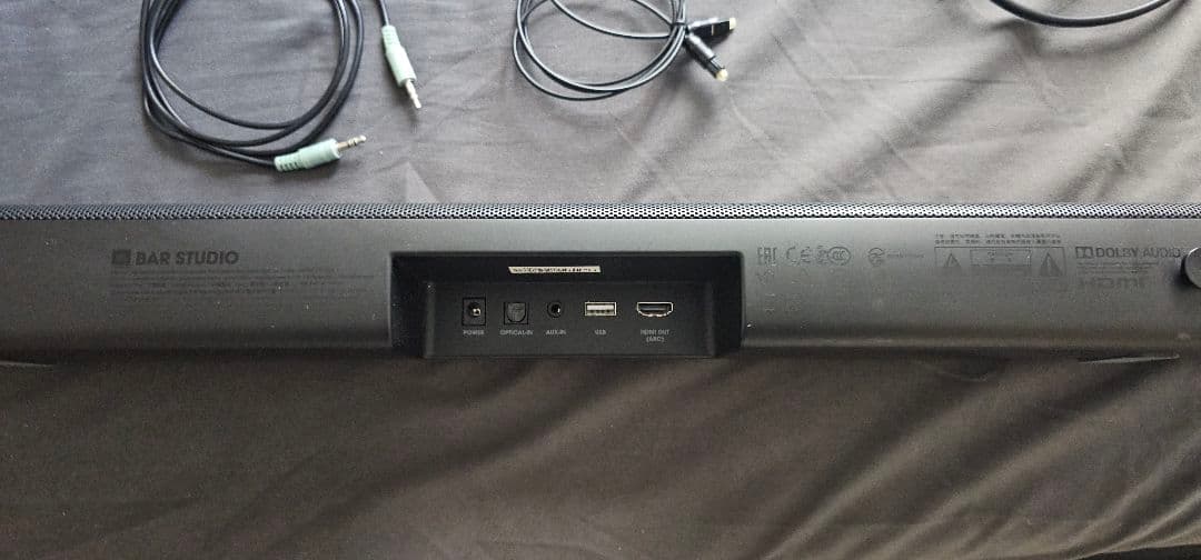 JBL サウンドバー リモコン付き