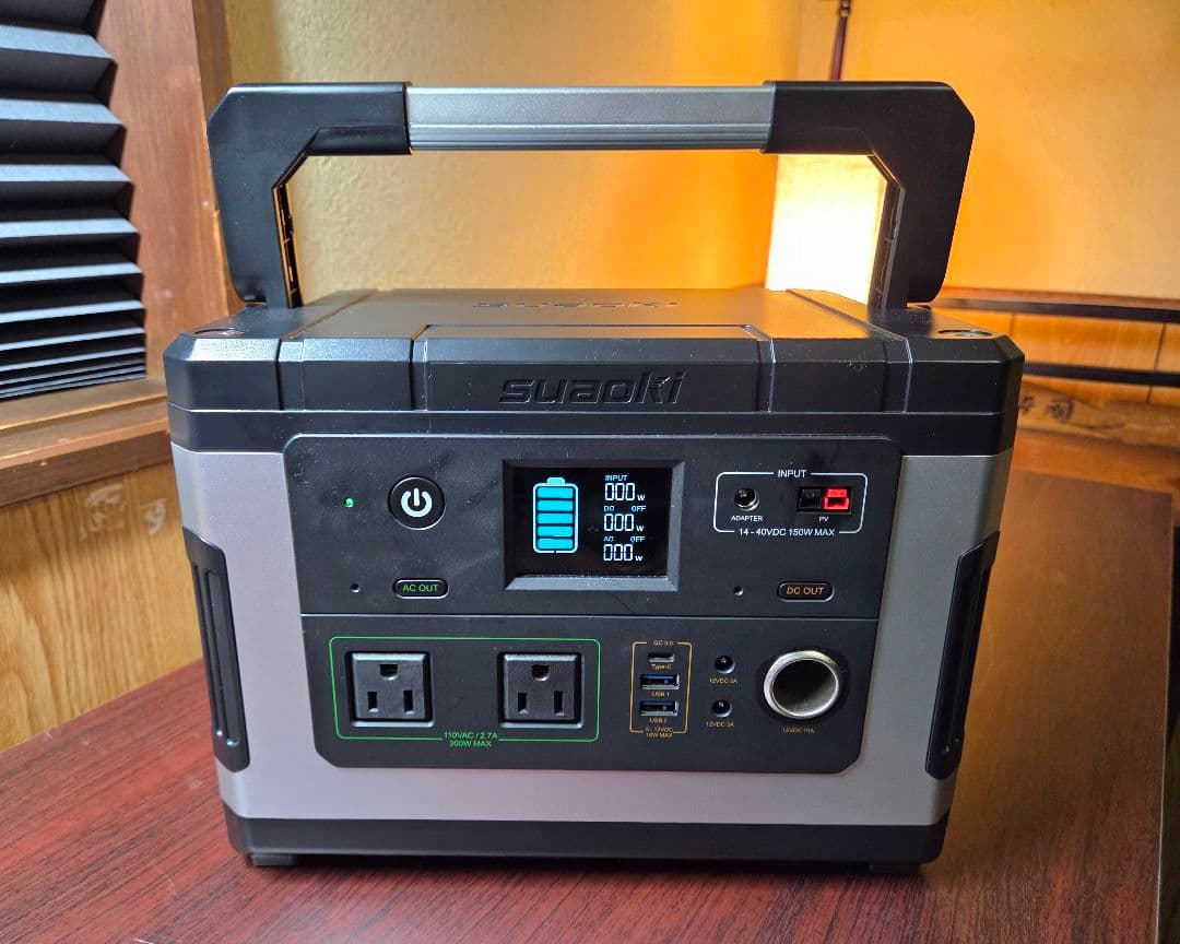 【美品】suaoki G500 ポータブル電源 500wh