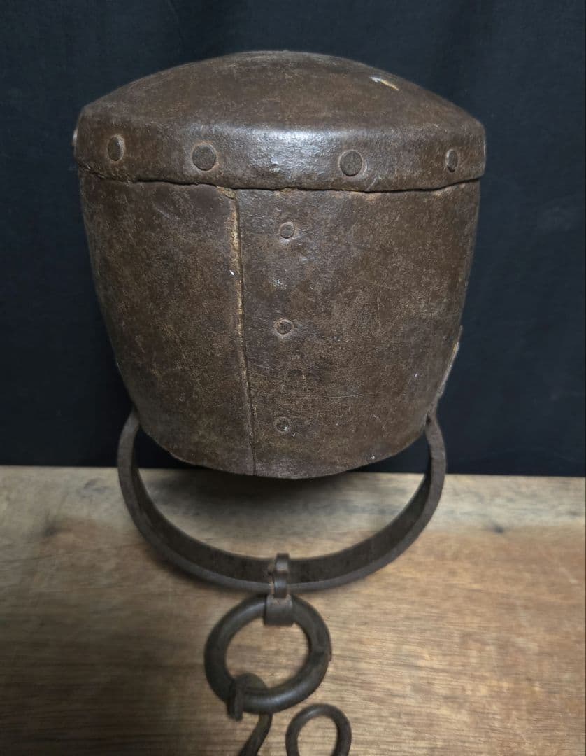 希少？鉄製の古道具詳細不明中国？インド？　アンティークインテリア骨董市オブジェ