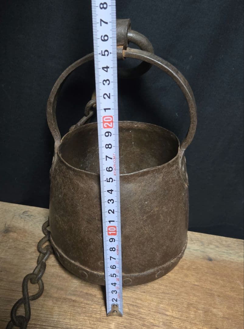 希少？鉄製の古道具詳細不明中国？インド？　アンティークインテリア骨董市オブジェ