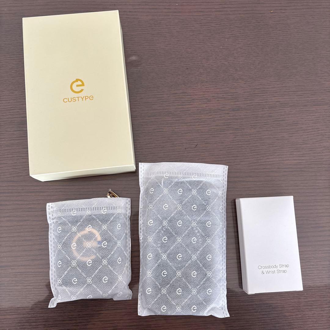 CUSTYPE ブラック iPhone17ケース ショルダーストラップ4点セット