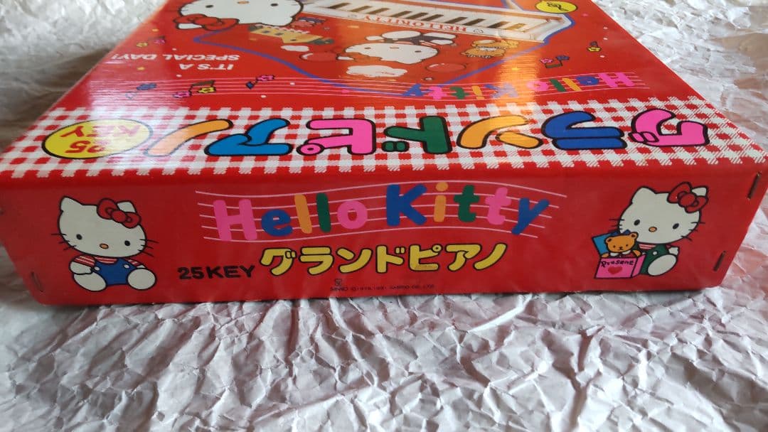 【未使用】HELLO KITTY キティ グランドピアノ 25KEY レトロ