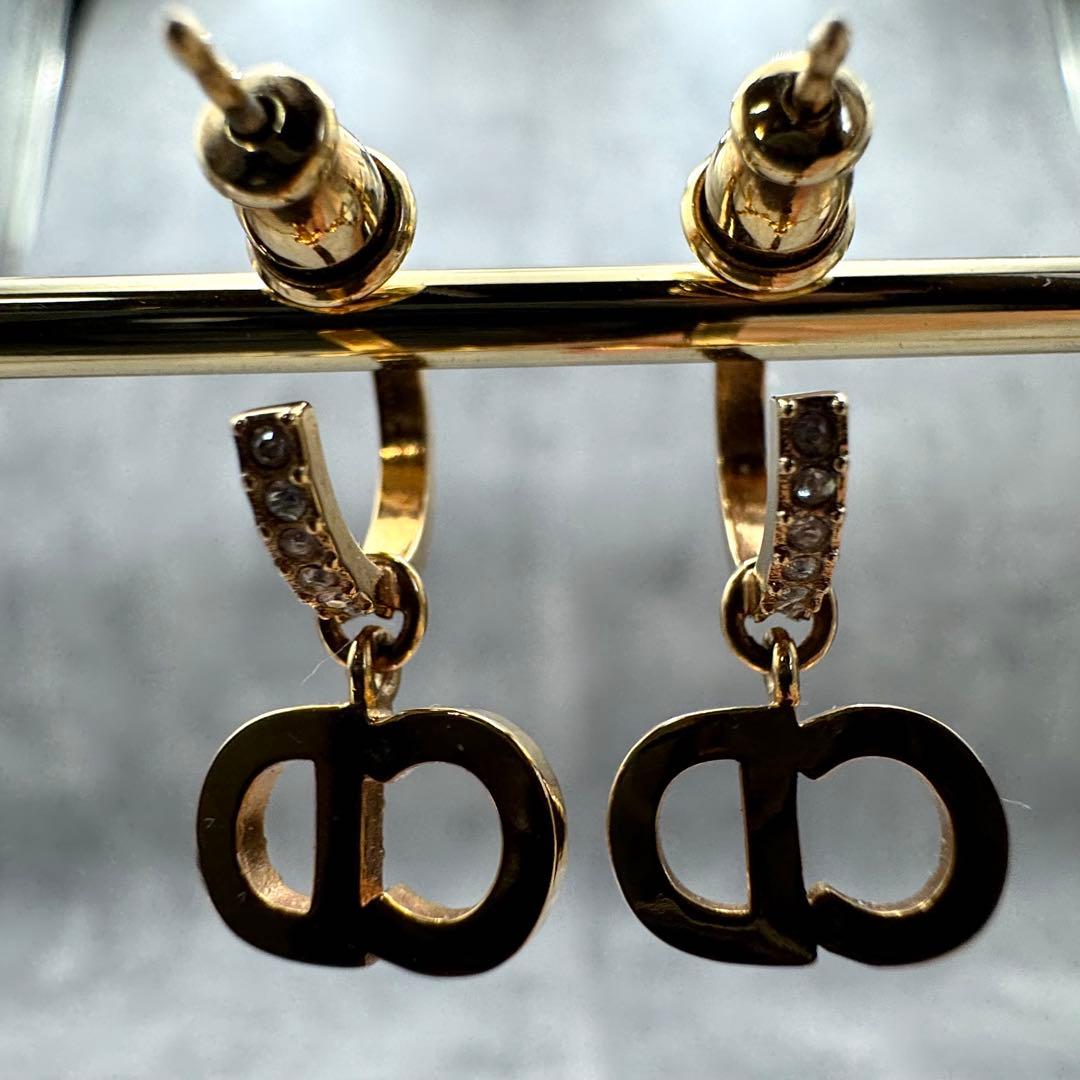 現行✨ ディオール クレール ディー リュヌ ピアス ラインストーン 両耳用