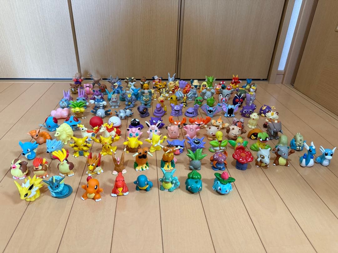 ポケモン 指人形 フィギュア まとめ売り 初代 約516体 ケッサクのすがた