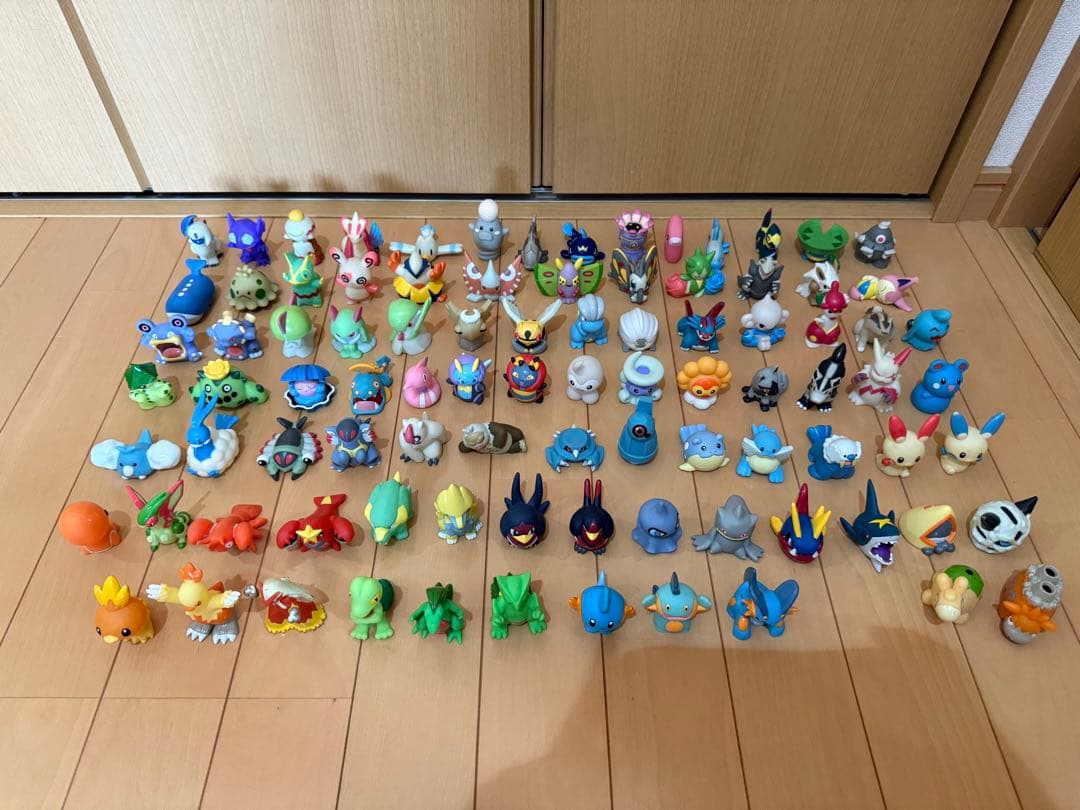 ポケモン 指人形 フィギュア まとめ売り 初代 約516体 ケッサクのすがた