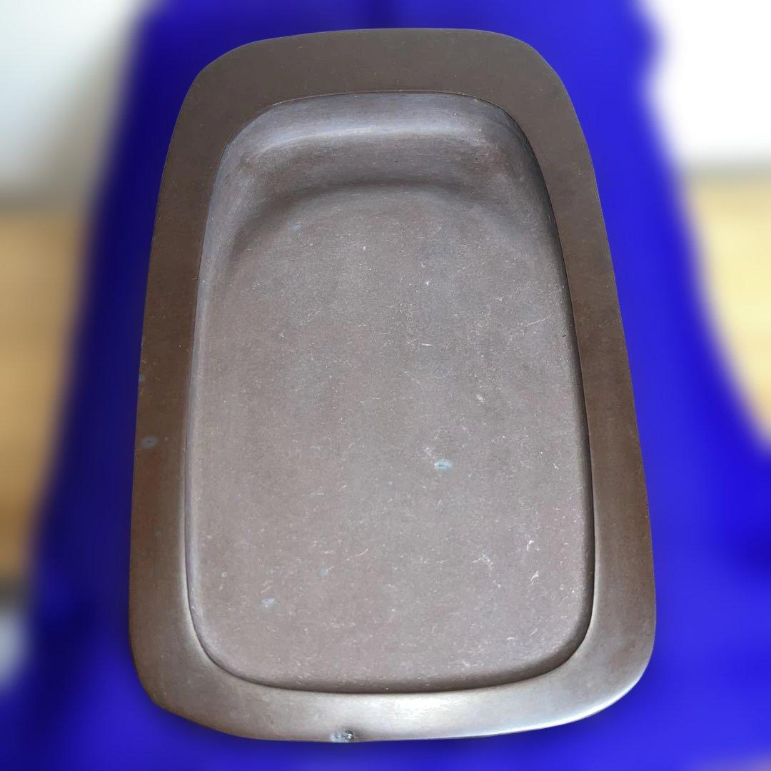 ⭕️赤間硯　三代目　玉峯　日枝敏夫　日枝 玉峯堂　野面硯　新品美品　女性好み作品