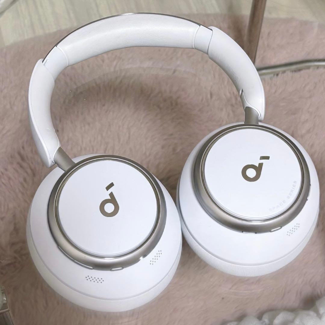 soundcore ANKER space Q45 ヘッドホン ホワイト
