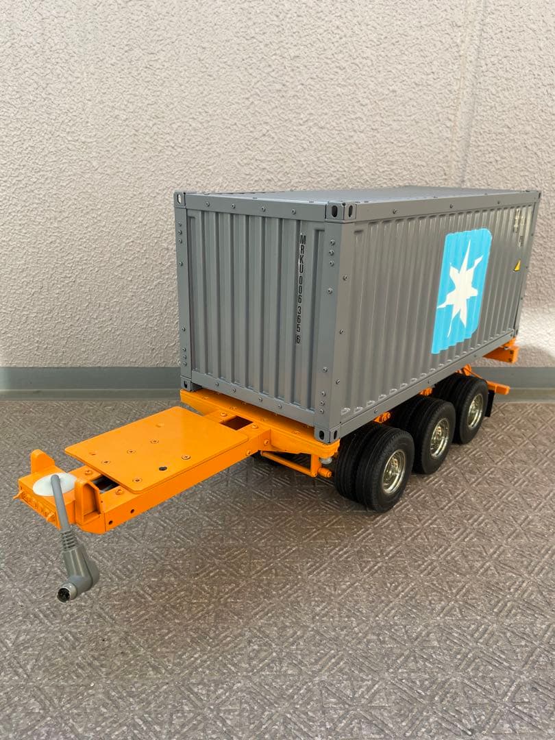タミヤ 1/14 20フィート海コンシャーシMaerskコンテナ　コンテナ脱着可