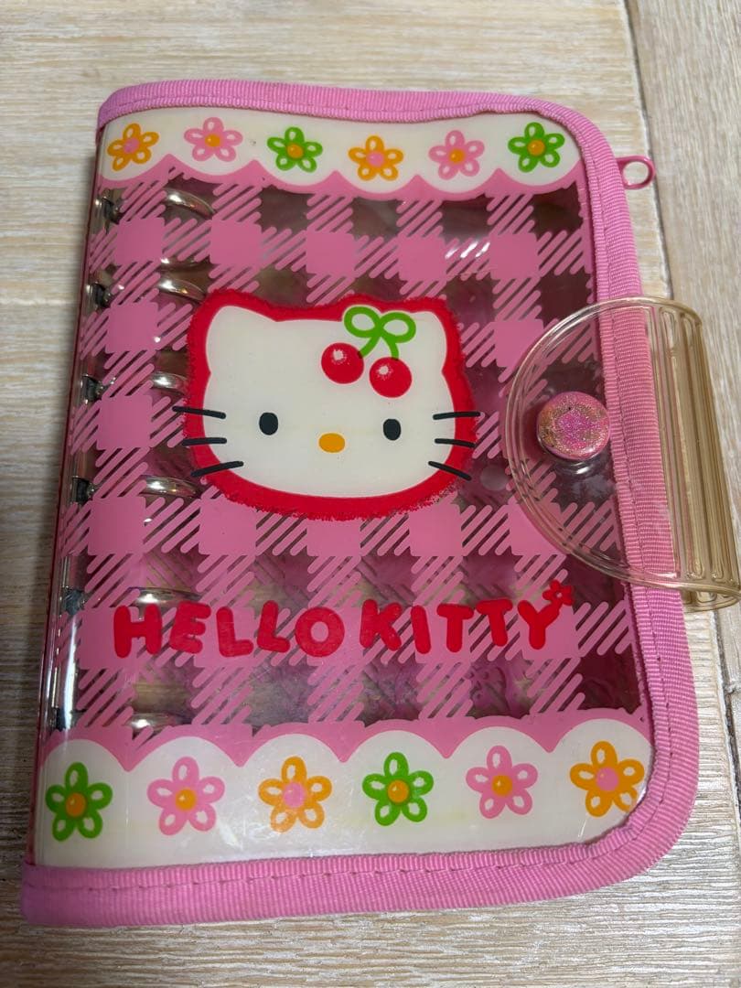 サンリオ　ハローキティ　バインダー　手帳　さくらんぼ　激レア　平成レトロ