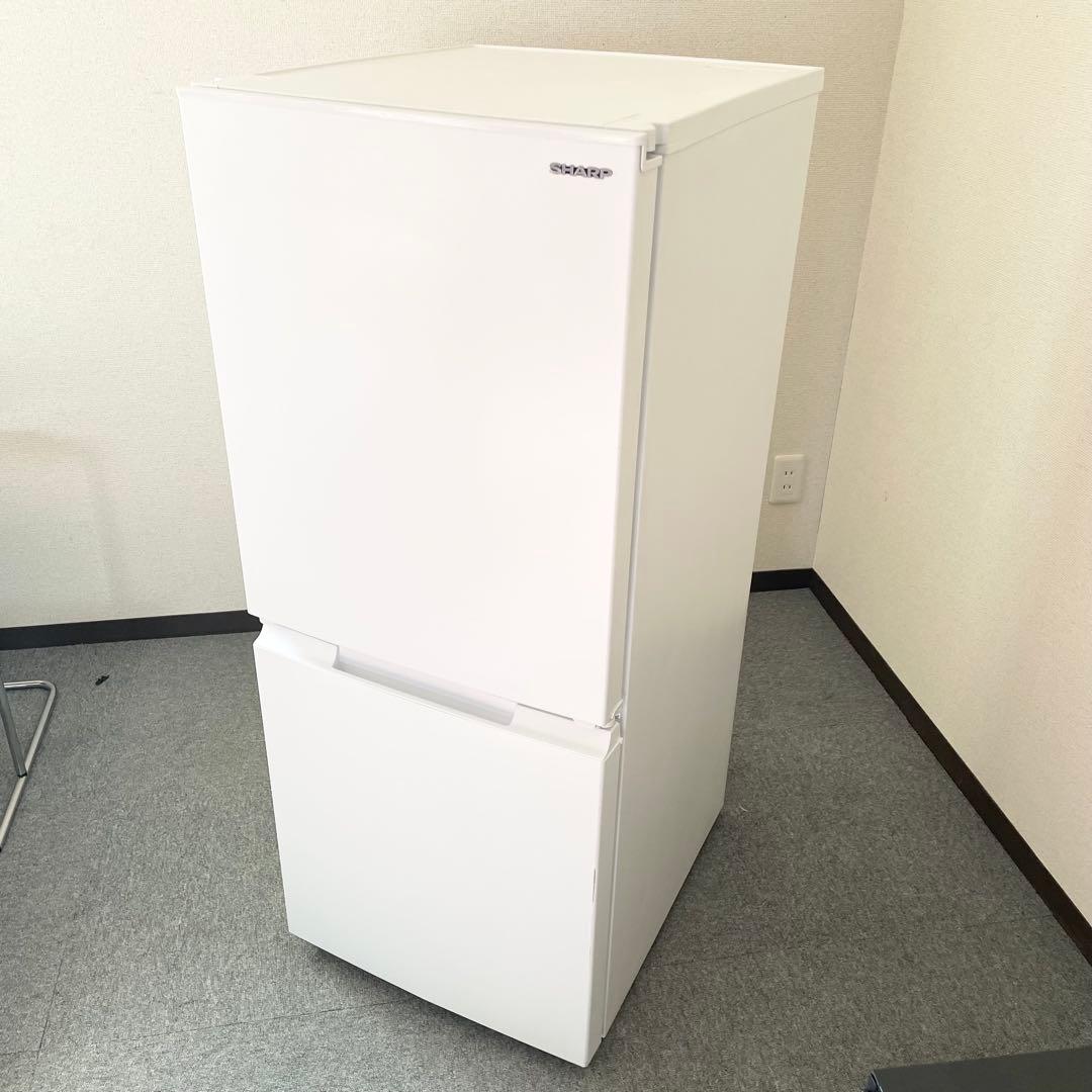 2023年製 SHARP SJ-D15J-W 2ドア冷蔵庫 ホワイト