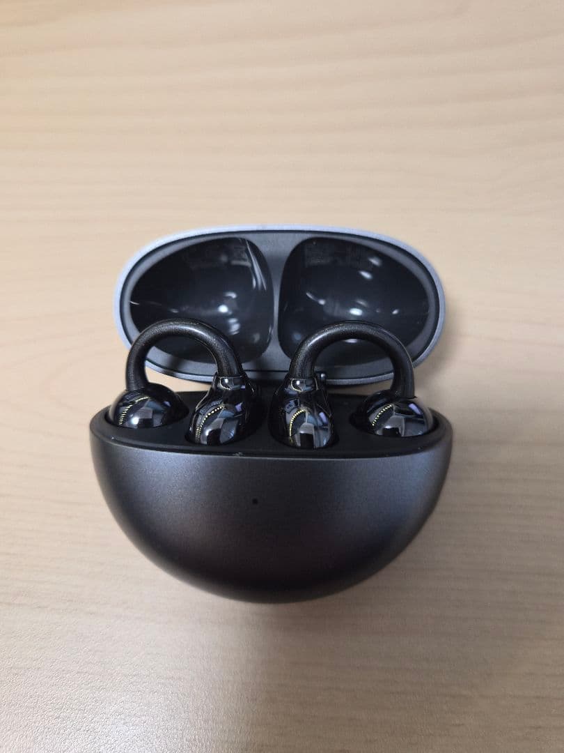 か*ぇ様 HUAWEI FreeClip Black ワイヤレス充電可能