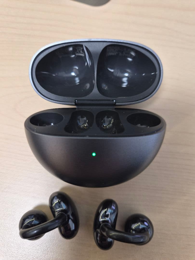 か*ぇ様 HUAWEI FreeClip Black ワイヤレス充電可能