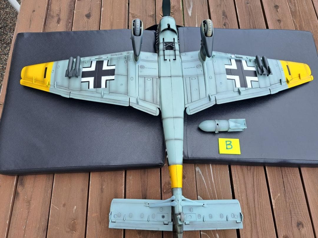 週末値下　1/18 ドイツ空軍　スツーカ Ju 87 完成品　中古B