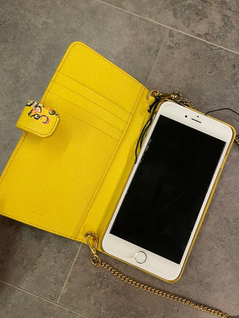 プラダ PRADA iPhone6 plus 手帳型 スマホケース　新品