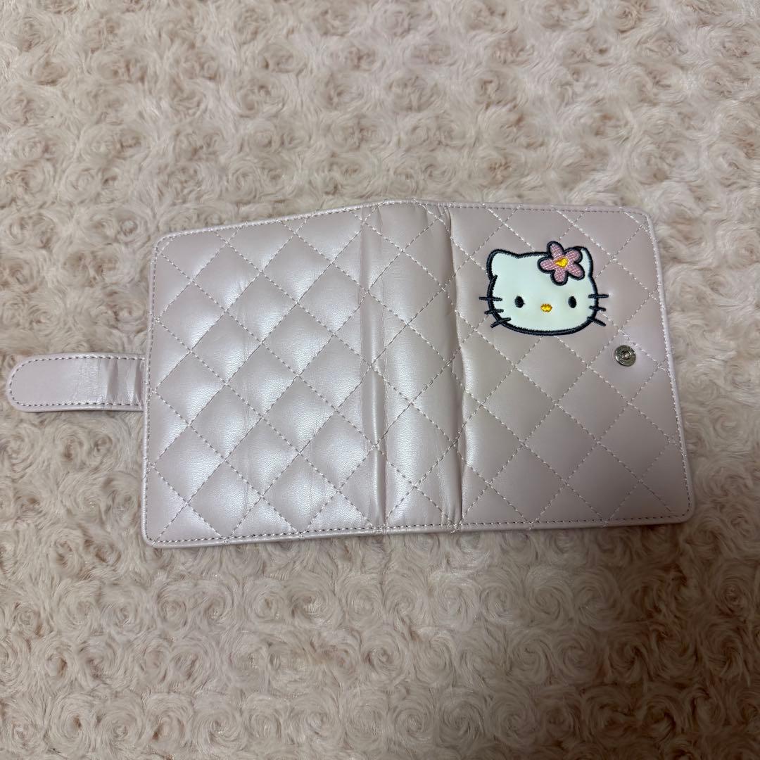 サンリオ　ハローキティ ピンク キルティング　手帳　バインダー　当時　平成レトロ