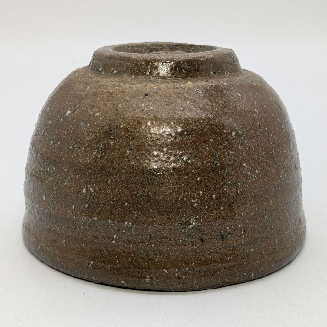 備前焼 ゴマ窯変茶盌 合箱 抹茶碗 抹茶茶碗 茶道具 茶器 食器 在銘 作家作品