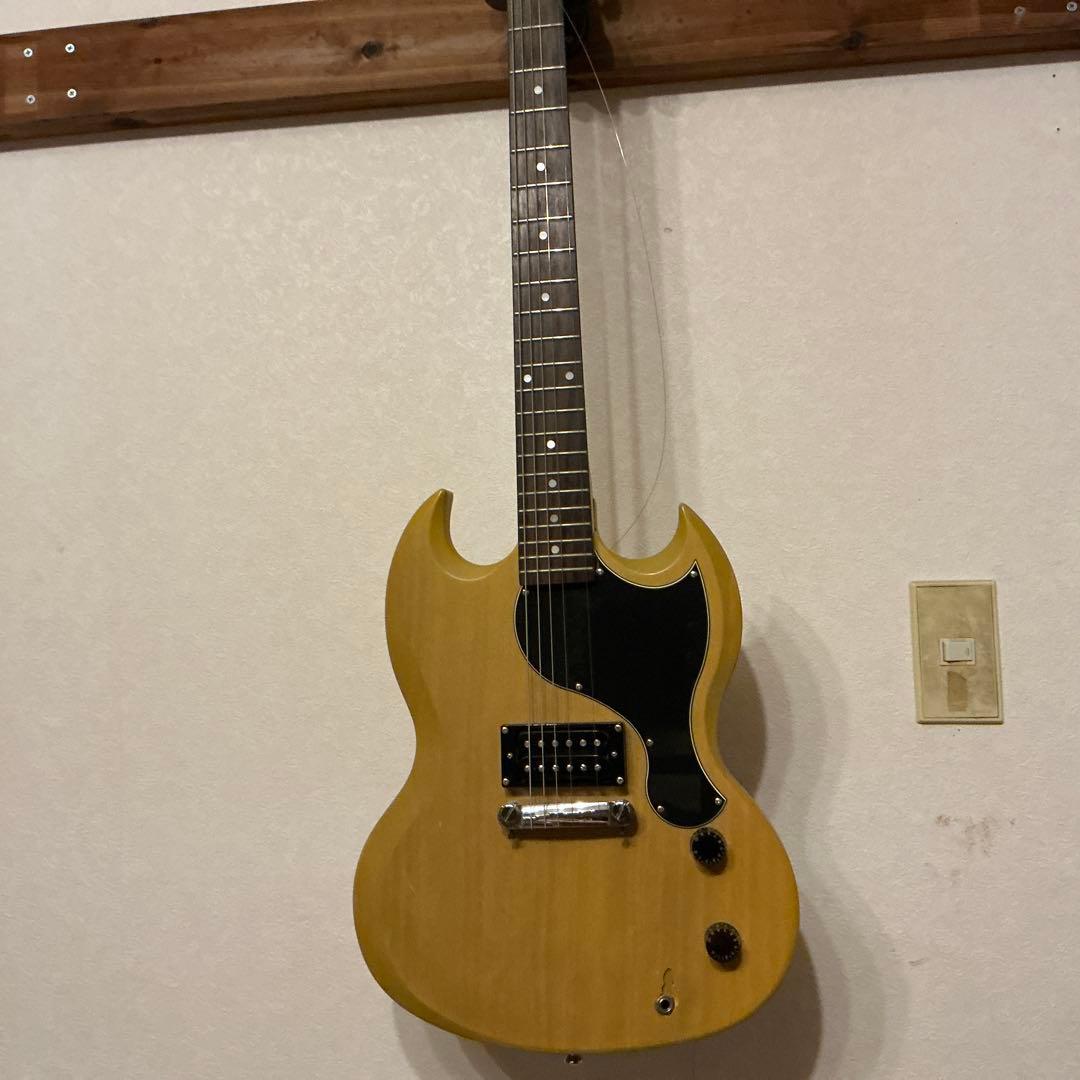 Epiphone SG Junior TVイエロー エピフォン 弦張変え対応