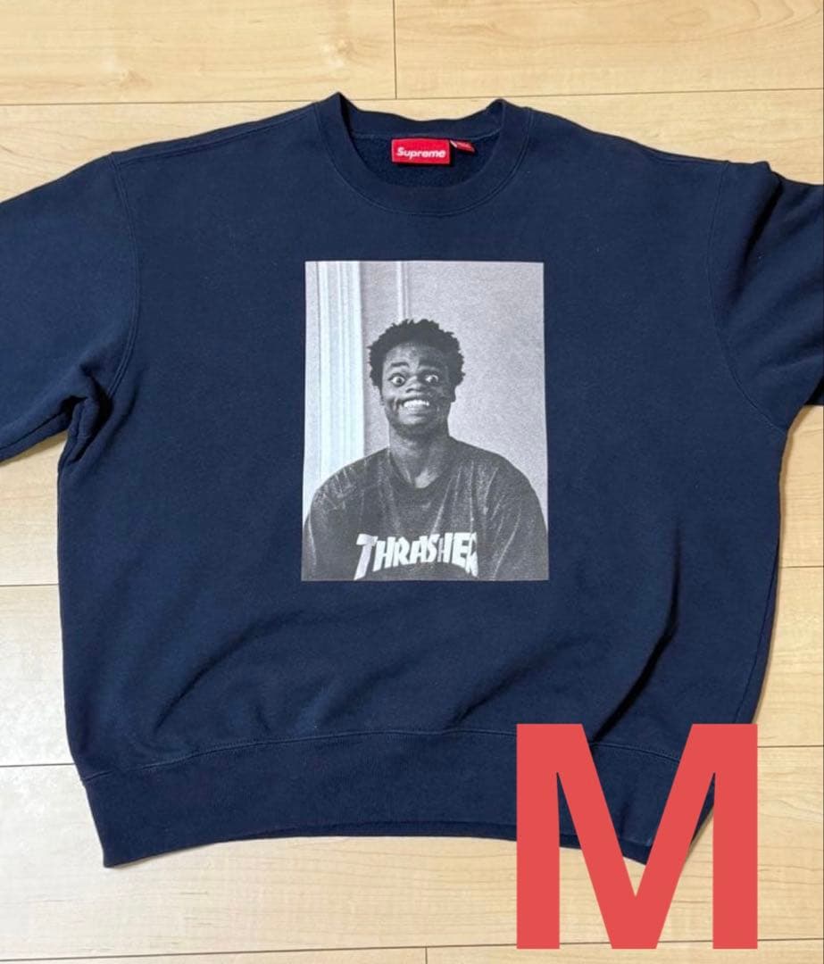 N*A様 Supreme x Thrasher Crewneck navy