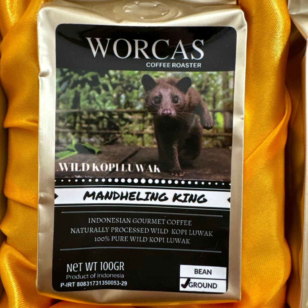 【値下げ】ジャコウネココーヒー WORCAS KOPI LUWAK