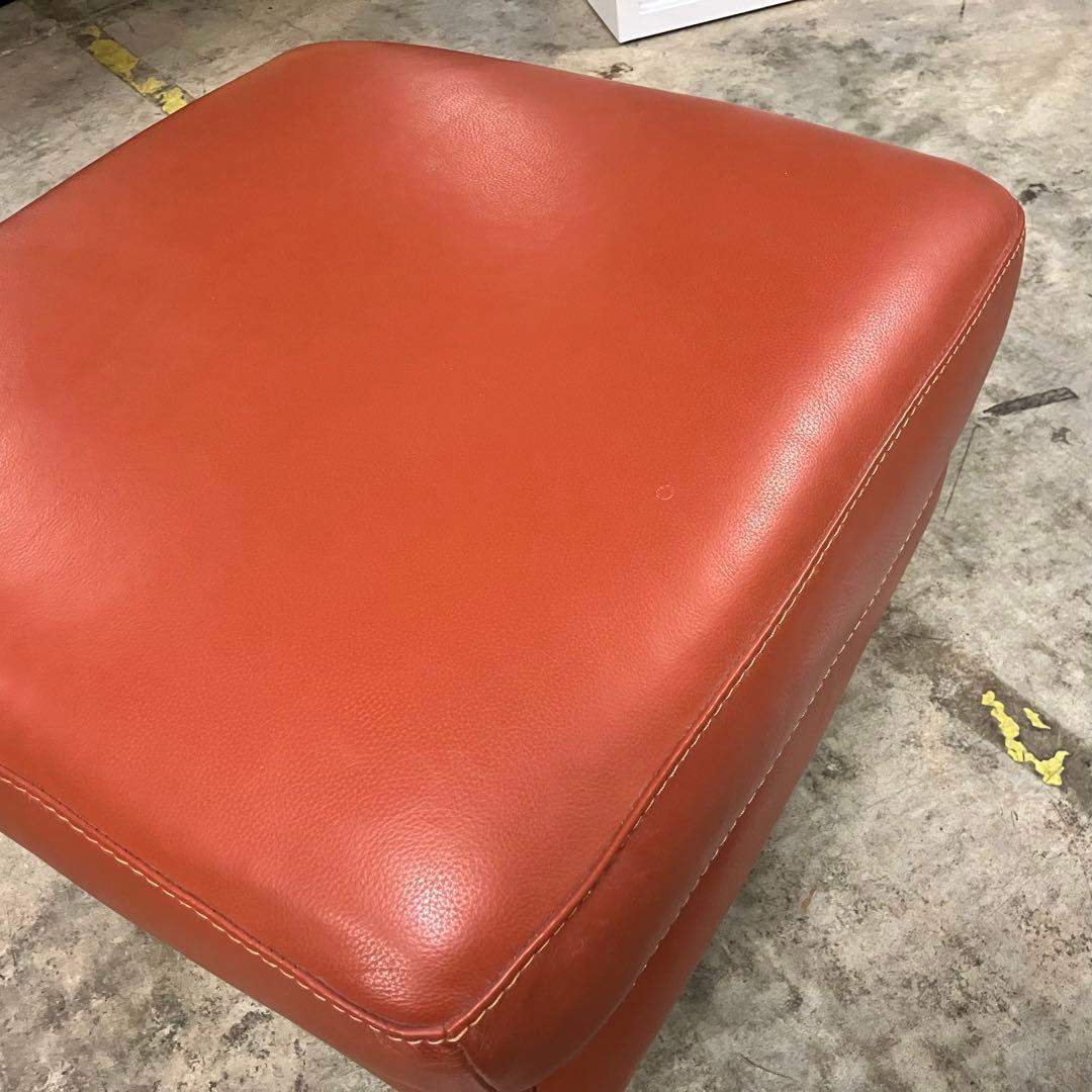 レザーワールド 本革 スツール ソファ IDC大塚家具