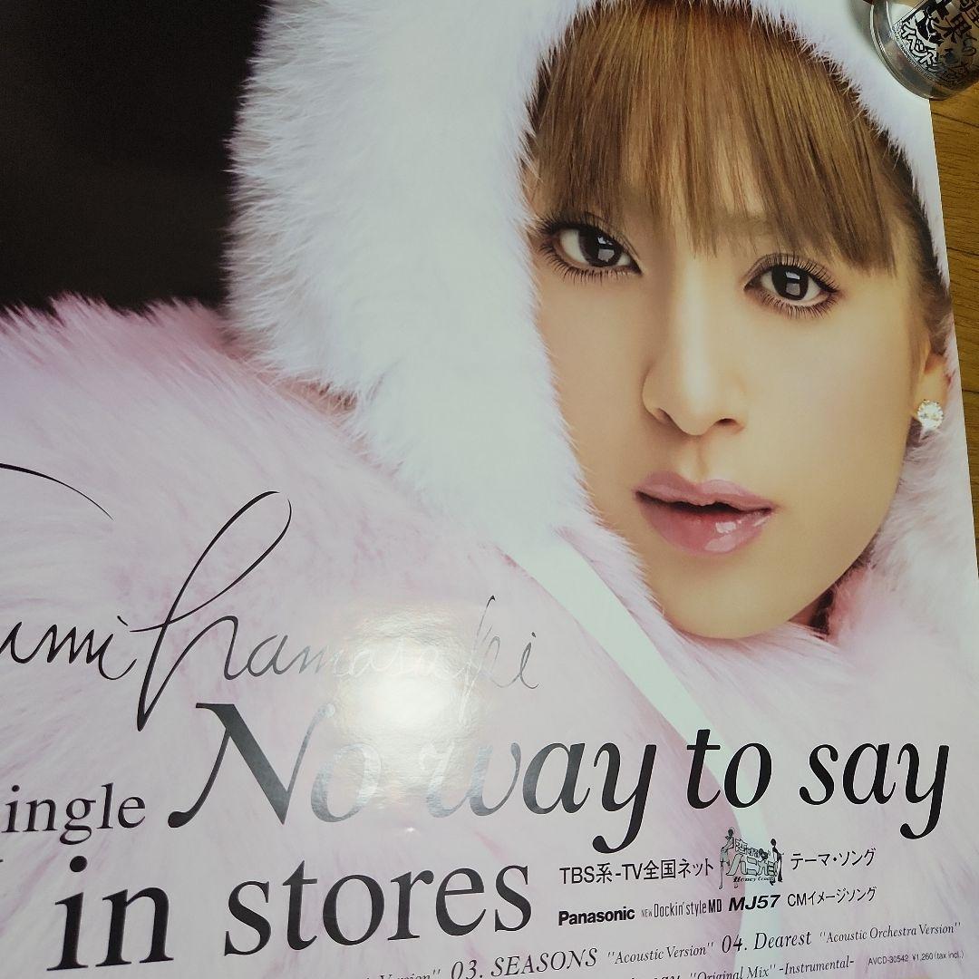 浜崎あゆみ No way to say 告知ポスター2003　未使用　レア