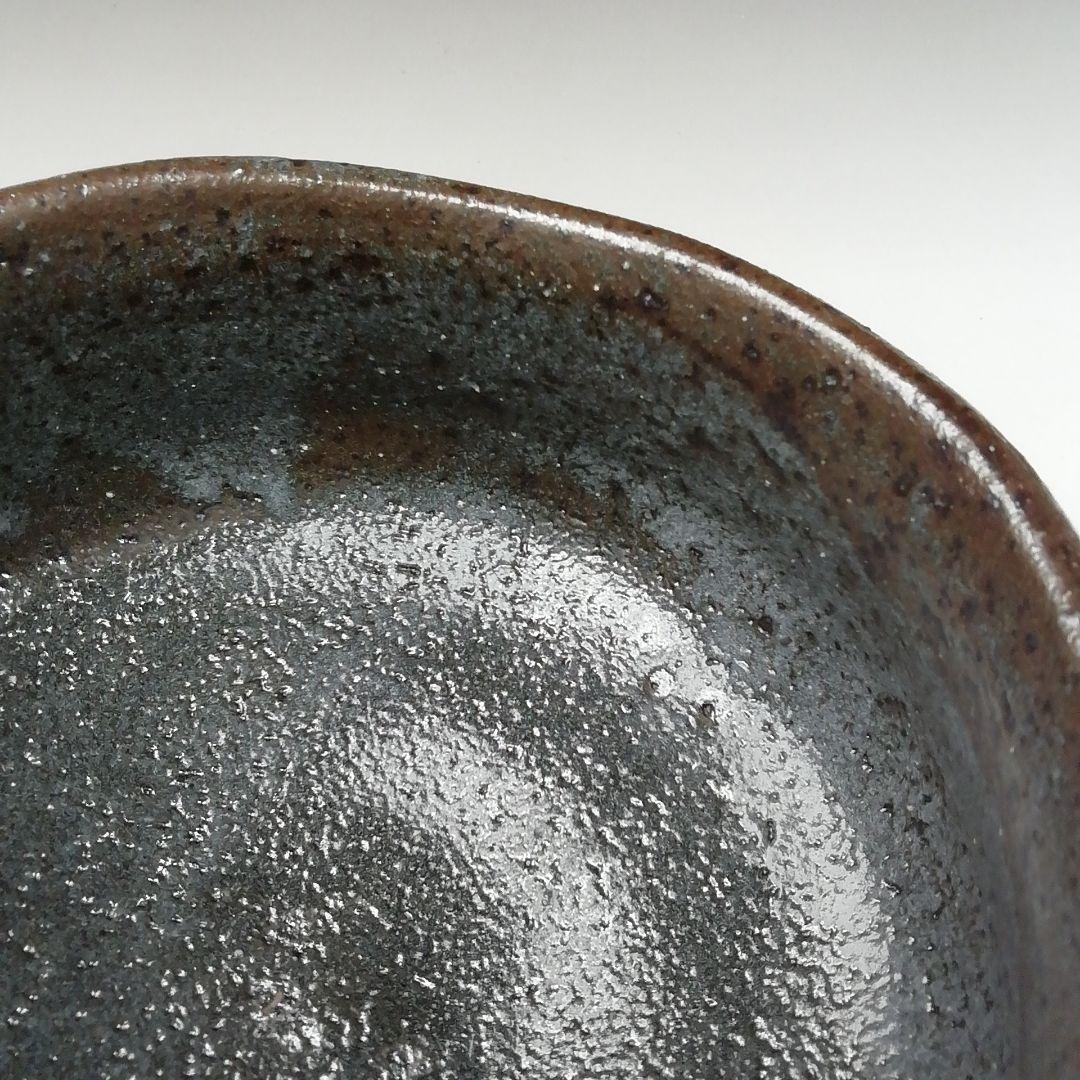 Ｔ１３０　茶碗　『鼡志野　茶碗』『竹里庵　加藤春二』　共箱　抹茶碗　茶道具