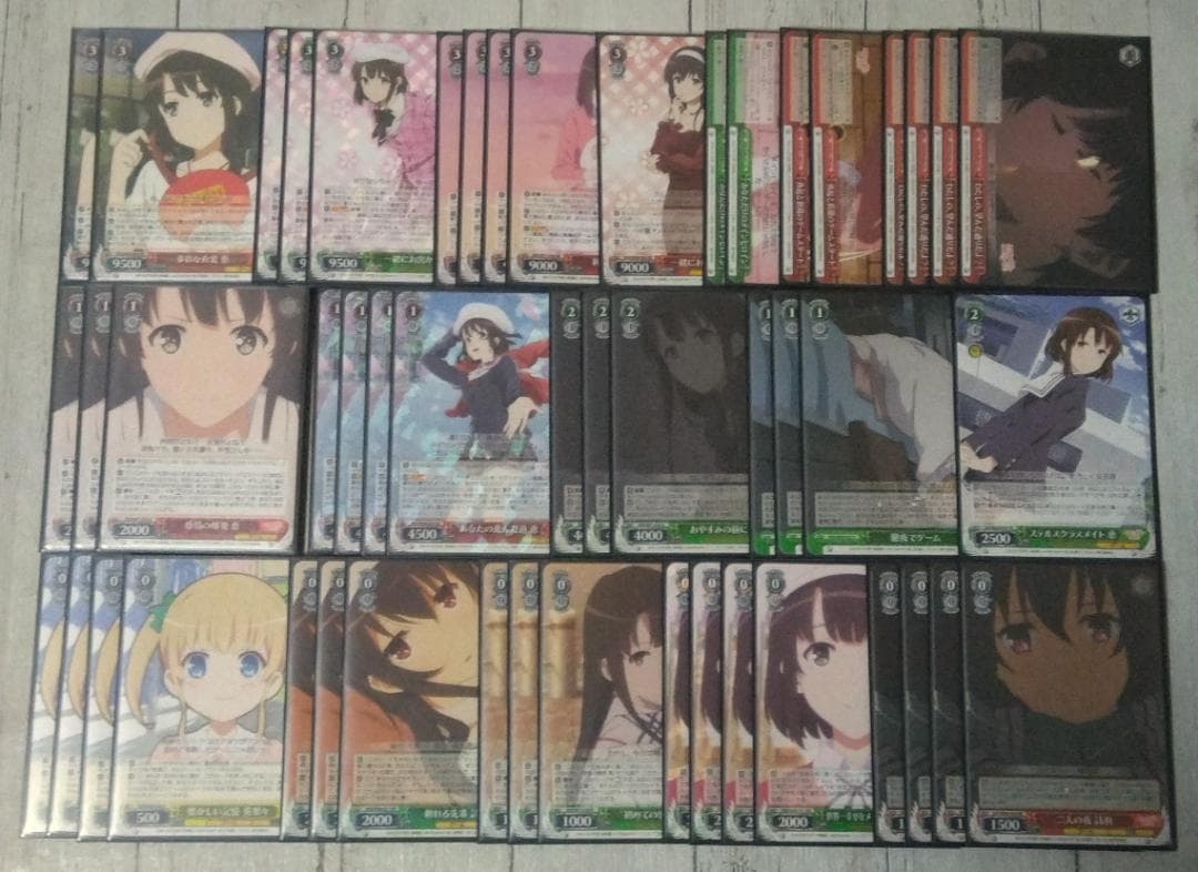 WS ヴァイスシュヴァルツ　冴えない彼女の育てかた　宝扉デッキ＋パーツ