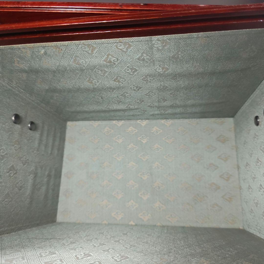 イ628 茶箱『前端雅峰造』『菊蒔絵　茶箱　木箱』茶道具