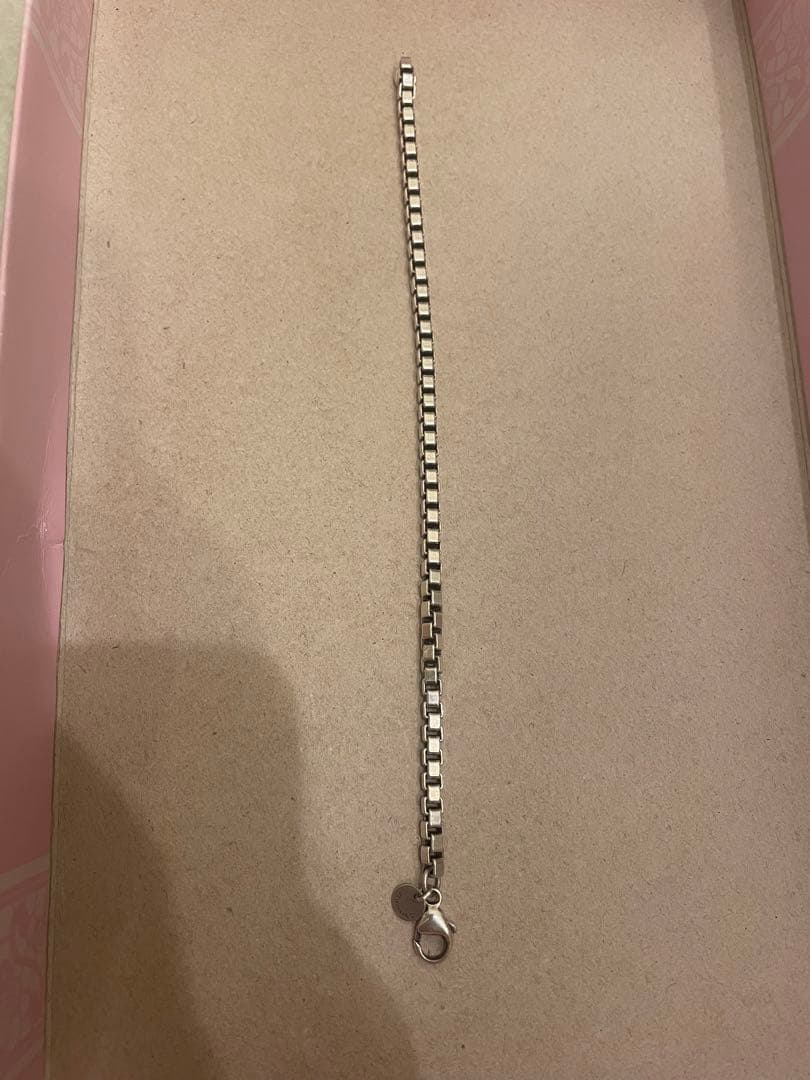 Tiffanyチェーンブレスレット 約20cm