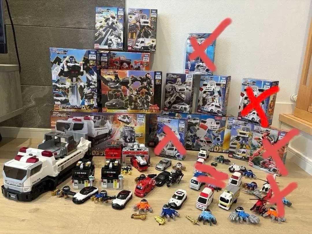 ジョブレイバー　トミカ　まとめ売り　デラックスブレイバートランスポーター